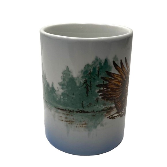 American Bald Eagle Judy Matthews Embossed Tall Mug Otagiri - Picture 3 of 11
